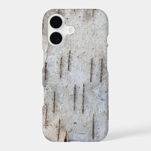 Rustic Country Nature Classic Birch Bark Photo (Back)