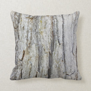 Rustic Country Old Oak Tree Rough Bark Photo Cushion