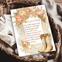 Rustic Country Peony Boots Books for Baby 
