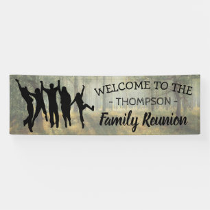 Rustic Country Personalised Family Reunion Banner