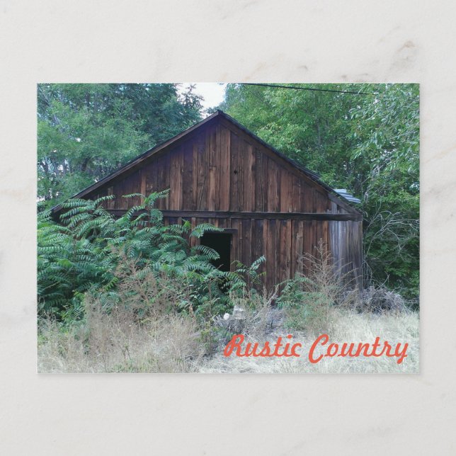 Rustic Country Postcard (Front)