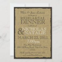 Rustic Country Rehearsal Dinner