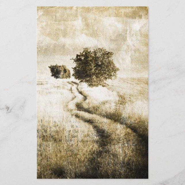 Rustic country Road western outdoor wedding (Front)