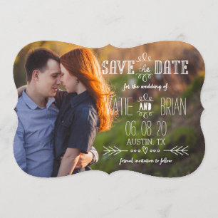 Rustic Country Save the Date Cards