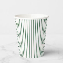 Rustic Country-Style Green Pinstripe