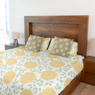 Rustic Country Sunflower Pattern Pillowcase