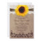 Rustic Country Sunflower Wedding Invitations