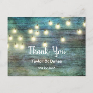 Rustic Country   Vintage Wood   Brown Postcard