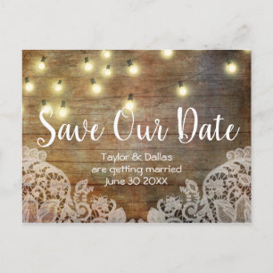 Rustic Country   Vintage Wood   Brown Postcard