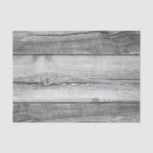 Rustic Country Wedding Barn Wood Tissue Paper