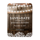 Rustic Country Wedding Fridge Save the Date