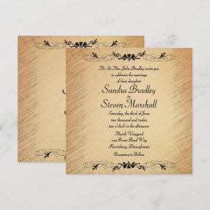 Rustic Country Wedding Invitation
