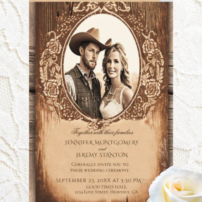 Rustic Country Wedding Invitation (Creator Uploaded)