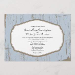 Rustic Country Wedding Invitation
