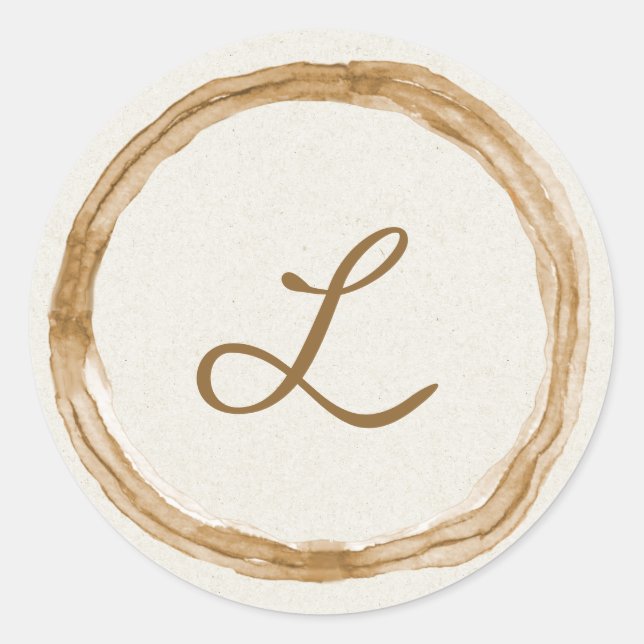 Rustic Country Wedding Sticker (Front)