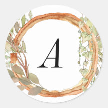 Rustic Country Wedding Sticker