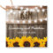 Rustic Country Wedding | Sunflower String Lights