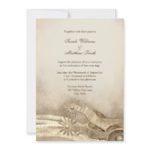 Rustic Country Western Wedding Invitations
