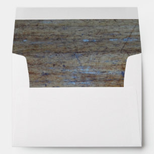 Rustic Country Wood Barn Wedding 5X7 Envelope