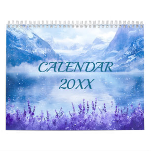 Rustic Countryside Landscapes Watercolor Journey Calendar