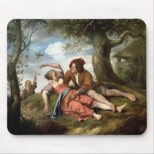 Rustic Courtship Mouse Mat
