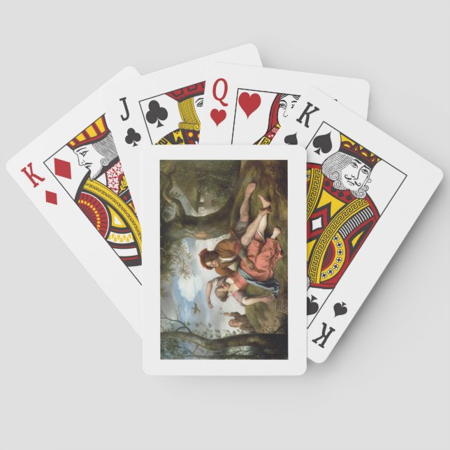 Rustic Courtship Playing Cards (Back)
