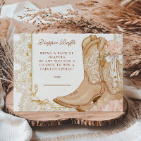 Rustic Cowgirl Boots Flora Diapper Raffle