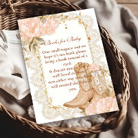 Rustic Cowgirl Boots Floral Books for Baby