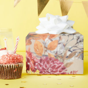 Rustic & Cozy Autumn Wedding Wrapping Paper