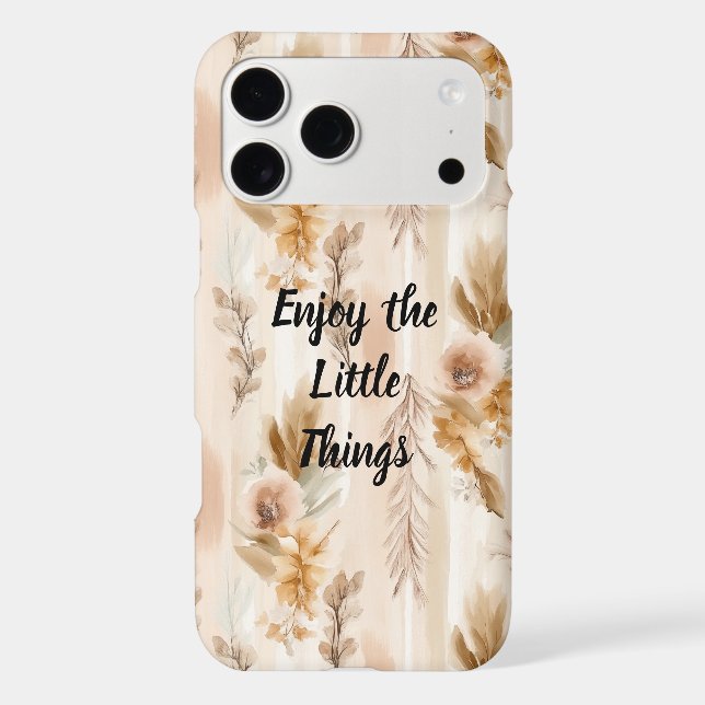 Rustic Cream Boho Floral (Back)