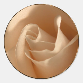 Rustic Cream Rose Wedding Envelope Seal