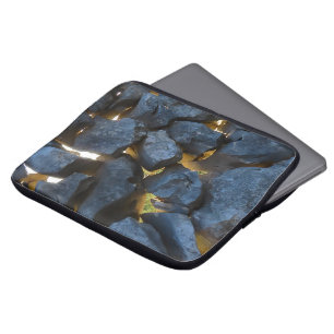 Rustic Croatian Stone Wall Photography Laptop Sleeve