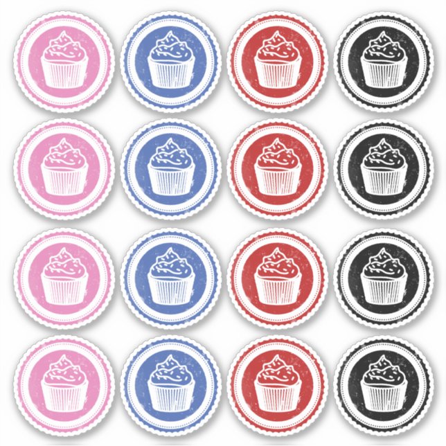 Rustic cupcakes labels (Front)