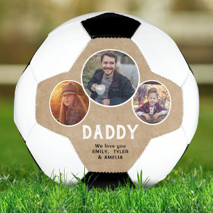 Rustic Daddy we love you 3 Photos Father`s Day Football
