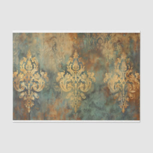 Rustic Damask Furniture Decoupage Tissue Paper