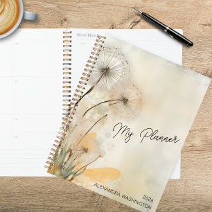 Rustic Dandelions Planner