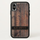 Rustic Dark Brown Faux Wood