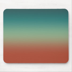 Rustic dark slate gray teal brown red gradient mouse mat