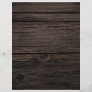 Rustic Dark Wood Craft Paper