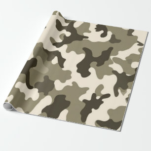 Rustic Desert Camo Wrapping Paper 
