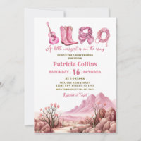 Rustic Desert Succulent Cactus Girl Baby Shower