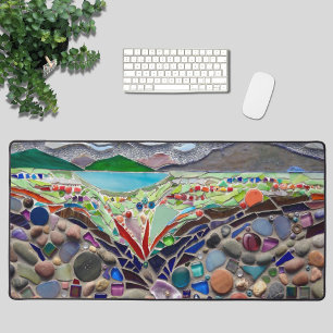 Rustic desk mat