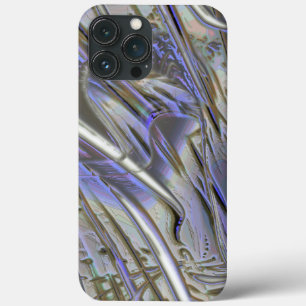 Rustic digital enlargement mix of polished carved  iPhone 13 pro max case