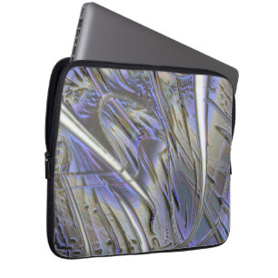 Rustic digital enlargement mix of polished carved laptop sleeve