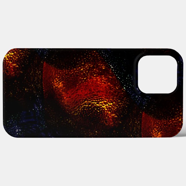 Rustic digitaly red texture with darkest curves    Case-Mate iPhone case (Back (Horizontal))