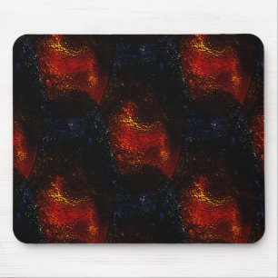 Rustic digitaly red texture with darkest curves mouse mat