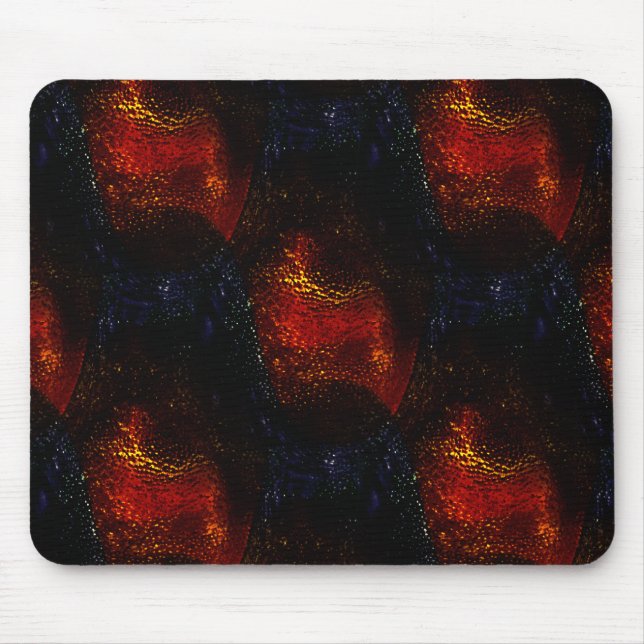 Rustic digitaly red texture with darkest curves    mouse mat (Front)