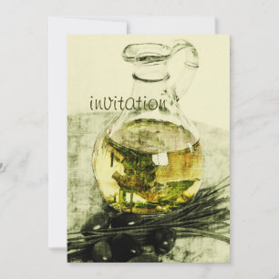 rustic dinner party invitation