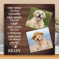 Rustic Dog Lover Quote Keepsake Pet Dog Photo 