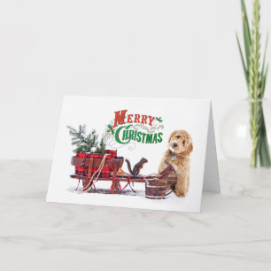 Rustic Doodle Christmas Holiday Card